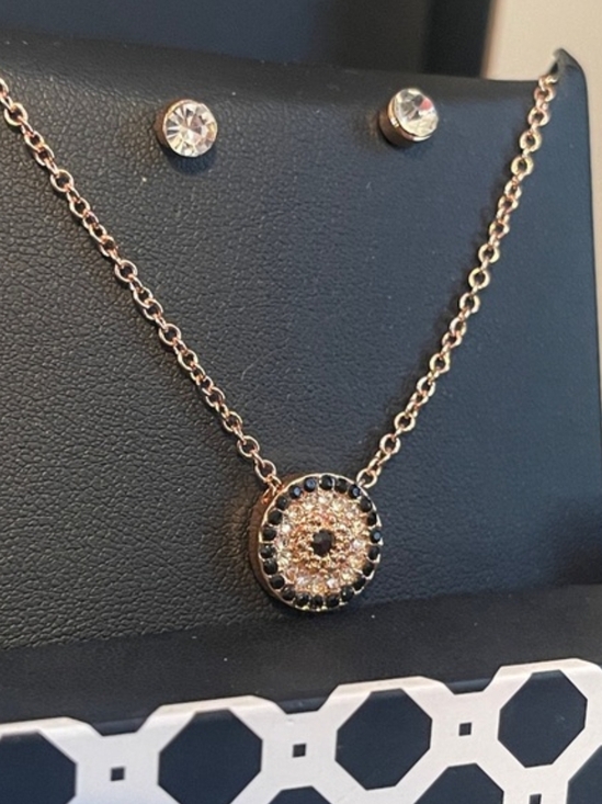 Cote D\'Azur Rose Gold Watch Jewelry Set NIB main image 5